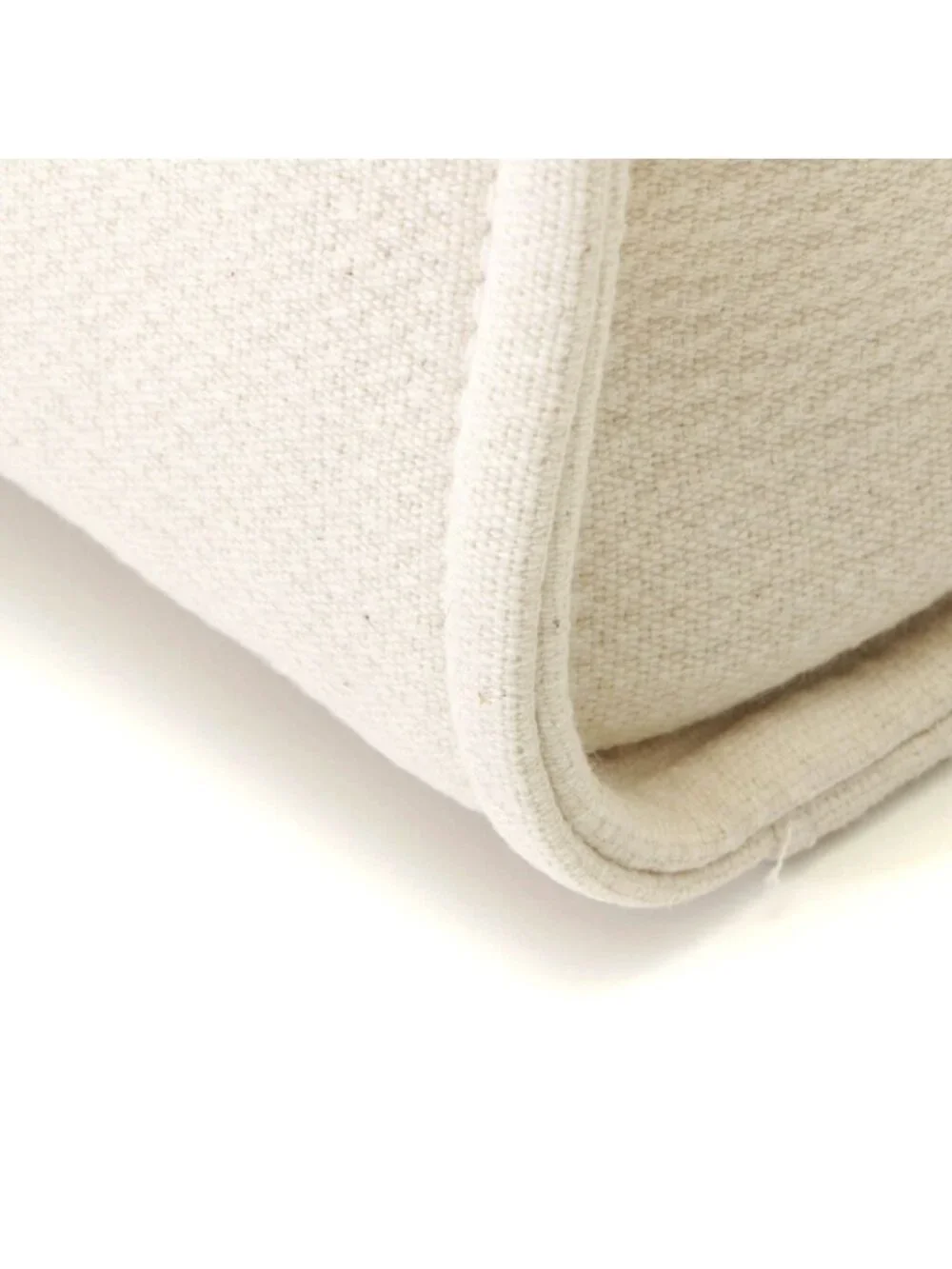 Chanel Deauville Small Shopping Bag White Handbag Canvas